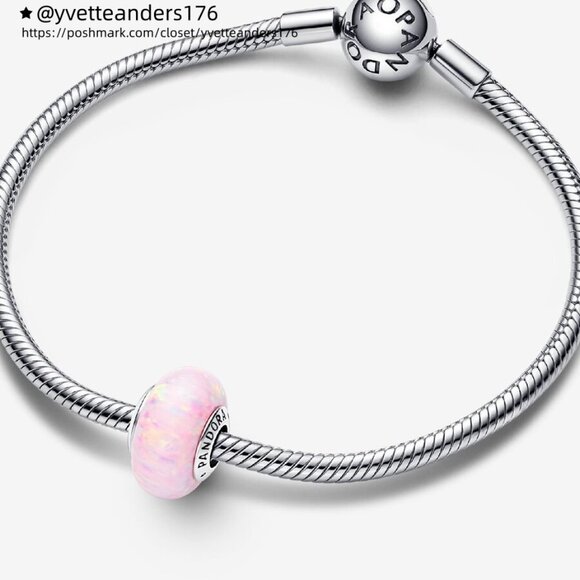 Pandora Opalescent Pink Charm - Picture 4 of 6